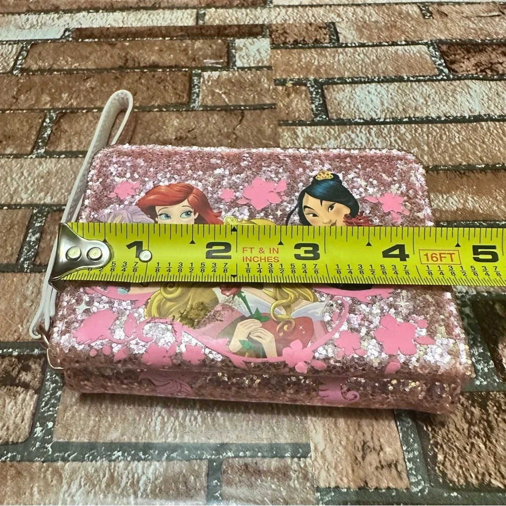 Disney Princess Pink Glitter Princess Wristlet